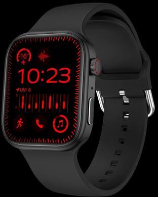 Inspired Finds Smartwatch With 1.83 Inch HD Screen, Bluetooth Calling, And Health Monitoring black