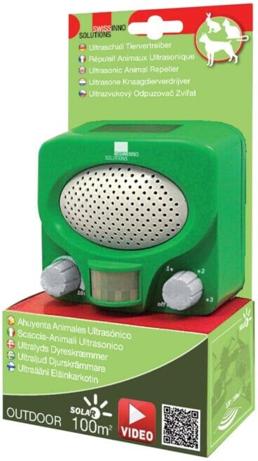 SWISSINNO Solution ultrasonique répulsive pour animaux (1 231 001)