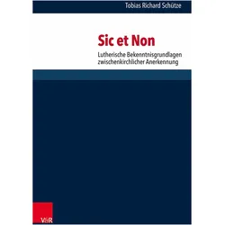 Sic et Non, Fachbücher von Tobias Richard Schütze, Christine Axt-Piscalar David Fergusson Tobias Richard Schütze