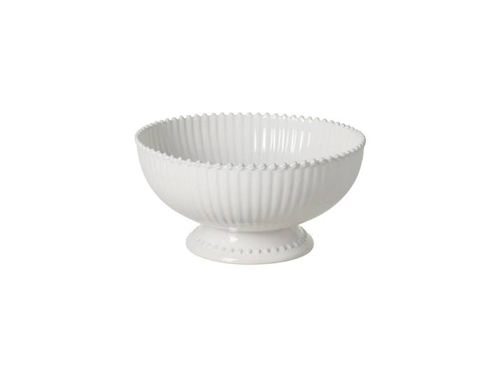 Handgefertigte Servierschüssel „Pearl“ Weiss Costa Nova