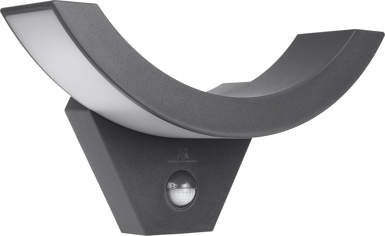 Maclean MCE290 LED tuinlamp, grijs, 10W, 800 lumen, met infrarood bewegingssensor, IP54