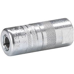 Pressol Fettpressenmundstück 12 643, gerade, 4 Backen, verzinkt, Gewinde M10 x 1