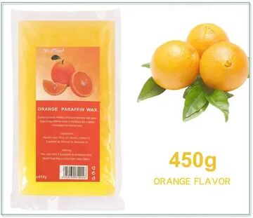 On Spot Shop Professional Paraffin Wax Refill, 200g 450g Spa Moisturizing Hand Foot Care Beauty Wax, For Wax Heater Machine, Softens 450ghw orange