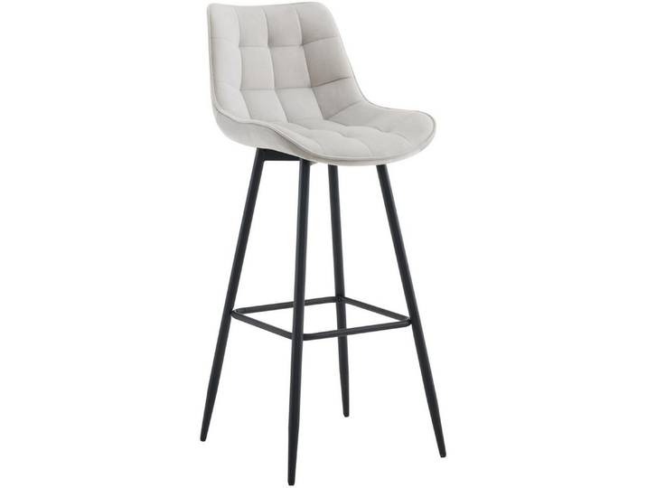 furnicato Barhocker Dartford 106x47x52 cm grau (1 St)