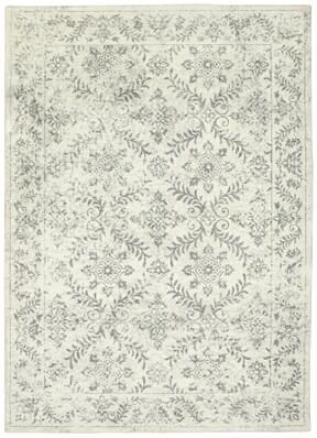 Domani Comfort French Country Trellis Faux Fur Area Rug