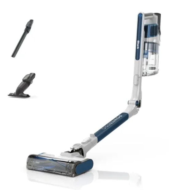 SHARK IZ380EU PowerPro Handstaubsauger Beutellos bis 51 min Laufzeit (Metallisch, Navy)