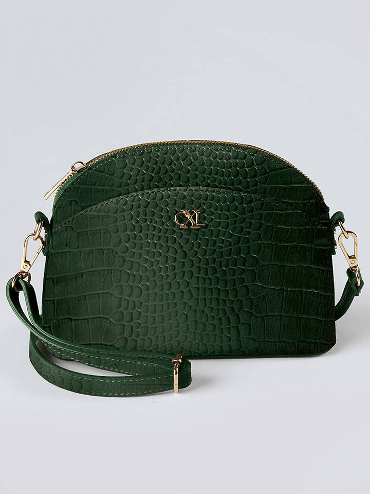 CXL by Christian Lacroix Leder-Umhängetasche in Dunkelgrün - (B)23 x (H)17 x (T)7 cm - onesize