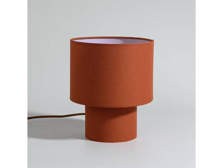Braune Lampe, H 25 cm