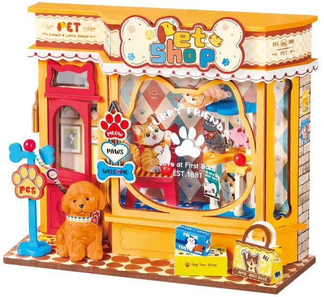 Puzzle 3D en bois -Pawfect Pet Shop - Rolife