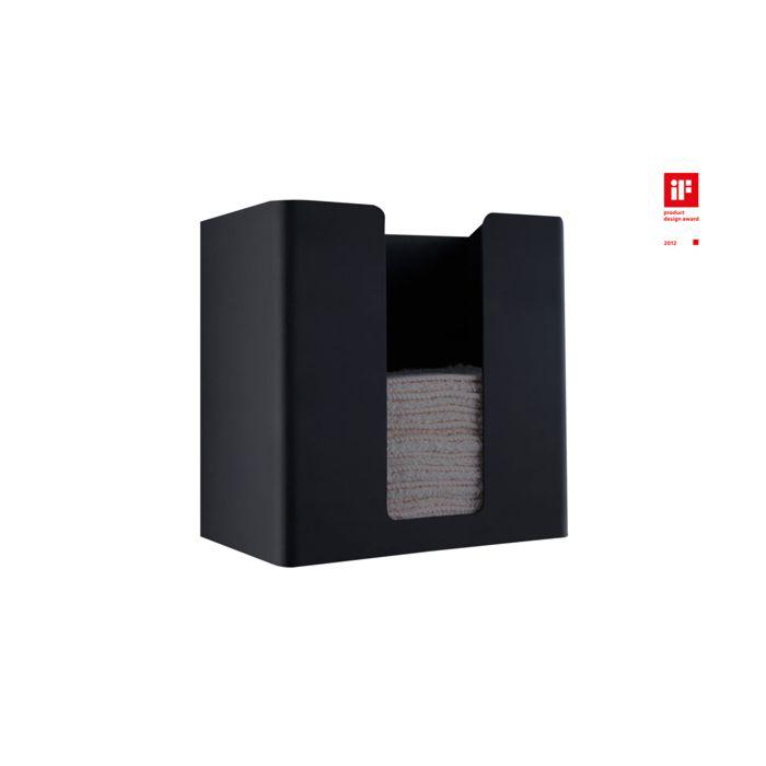 Proox Gästehandtuchspender ONE dark passion DP180 Alu schwarz