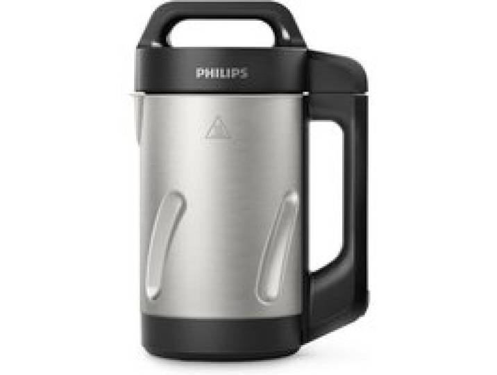 Blender chauffant pour soupe - PHILIPS - HR2203/80 - Série 3000 - 1000W - bol de 2L - Métal