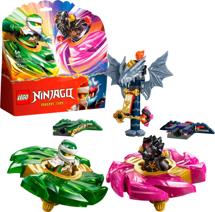 LEGO NINJAGO 71875 Lloyd vs. Ras Spinner-Duell