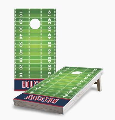 Skip's Garage Houston Football Cornhole Boards