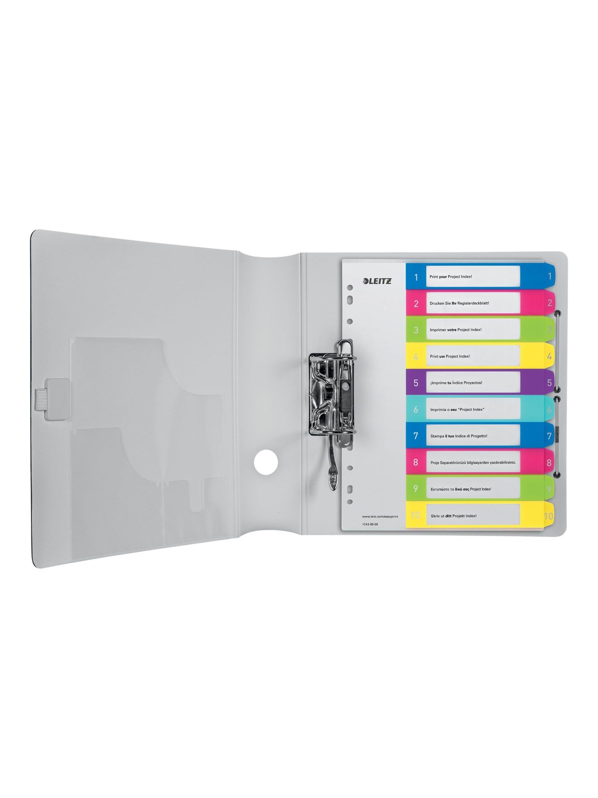 Leitz WOW - divider - for A4 Maxi - tabbed - multicolour