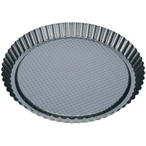 Tescoma Backform DELICIA Tortenbodenform, aus Edelstahl, Ø 28 cm, schwarz, antihaftbeschichtet, Tarteform