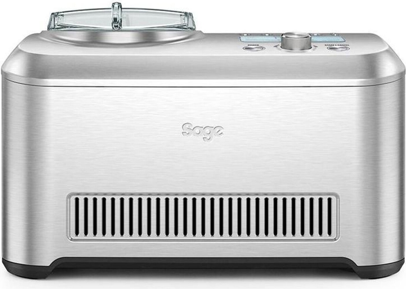 Sage the Smart Scoop, 1 l, 1 Becken, Grau, Edelstahl, Edelstahl, Tasten, Drehregler, 406 mm