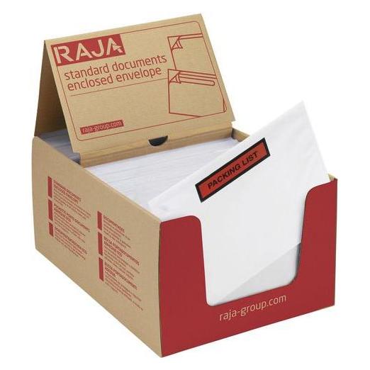 Raja Dokumententasche PALT05 165 mm Polyethylen, Silikonpapier (16 x 22 cm) (PALT05)