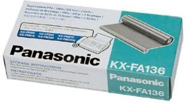 Panasonic KX-FA136 KXFP300 2 x substituição de filme FAX