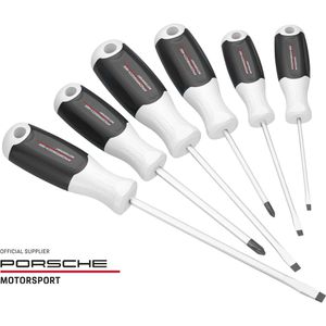 Hazet Schraubendreher 811/6-PD, Porsche Racing Tool Line, Set, Schlitz, Kreuzschlitz PH, 6-teilig