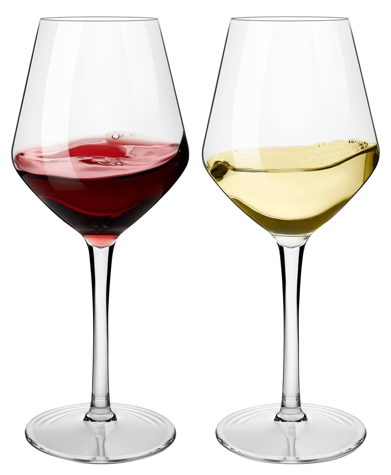 Set van 2 Shatterproof Plastic Wijnglazen