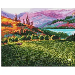 Ideyka Diamond Painting mit Rahmen Harry Potter: Labyrinthe 40 x 50 cm