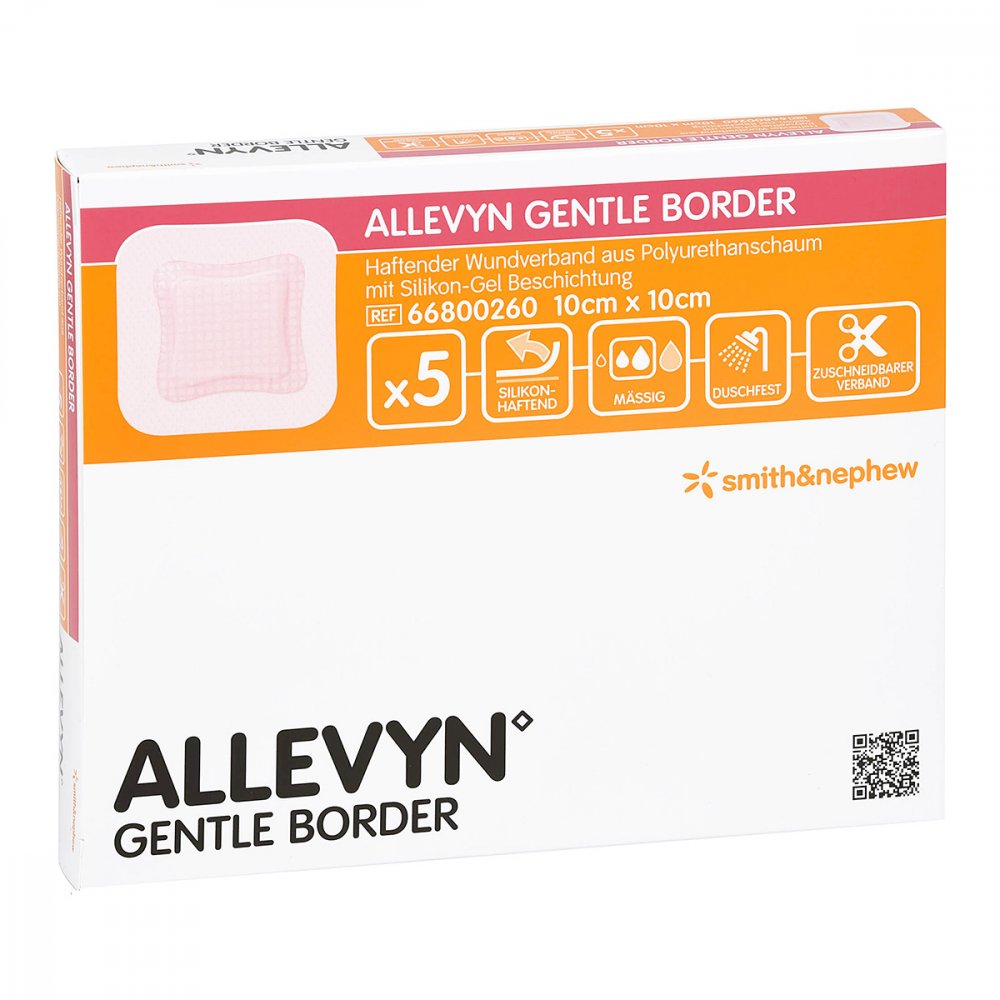 Avitamed GmbH Allevyn Gentle Border 10x10 cm Schaumverb. 14032274