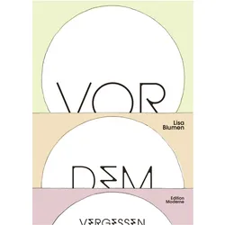 Blumen:Vor dem Vergessen, Belletristik von Lisa Blumen