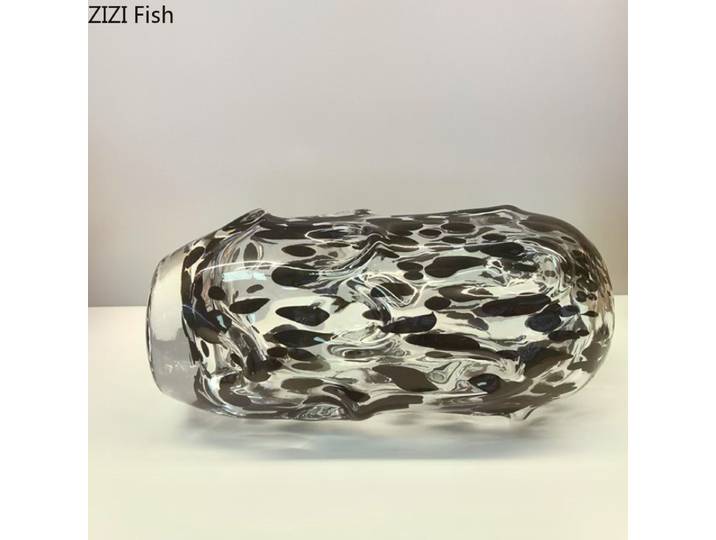 Vase en verre à pointe ondulée, Vases à fleurs en verre épais, Arrangement de fleurs, ornement, Vase hydroponique, Vases décoratifs