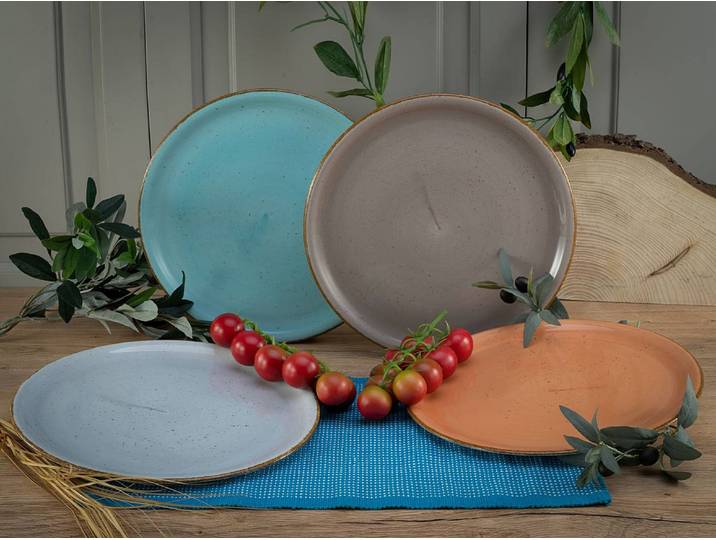 Pizzateller 4er-Set Ø 30cm Multicolor