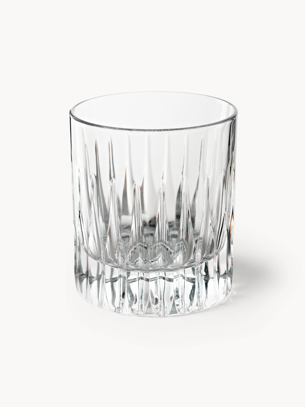 Westwing Collection Dionysos Handgemaakte Tumblers met Reliëfpatroon, 2-delig