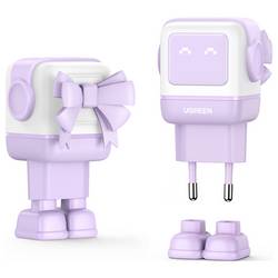 UGREEN Uno RG USB Ladegerät 65 W 2x USB-C®, 1x USB-A USB PD Pink Innenbereich GaN 35291