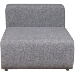 Sofa-Modul Suldal Sitzelement Textil Grau [en.casa]