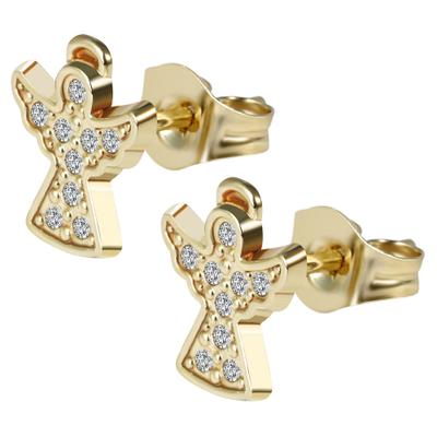 Paar Ohrhänger ADELIA´S "Ohrringe – Ohrstecker aus 333 Gold mit Zirkonia", Damen, Gr. Damen, gold, Ohrringe, Ein Geschenk, das Freude macht