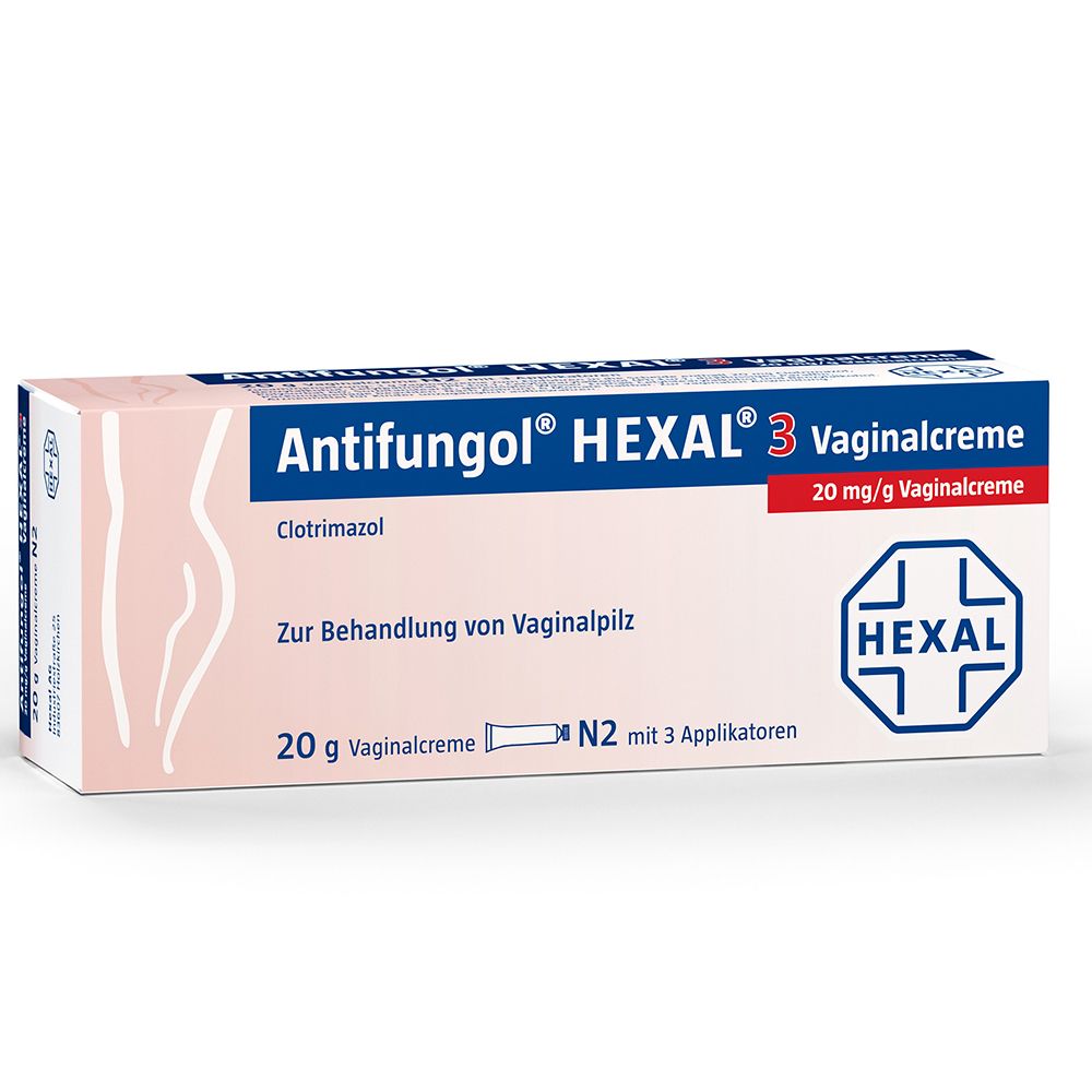 Antifungol Hexal 3 Vaginalcreme 20 g
