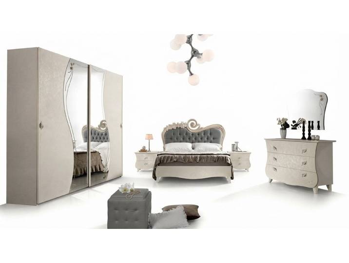 JVmoebel Schlafzimmer-Set Barock Rokoko Schlafzimmermöbel in stilvollem Design, Made in Europa