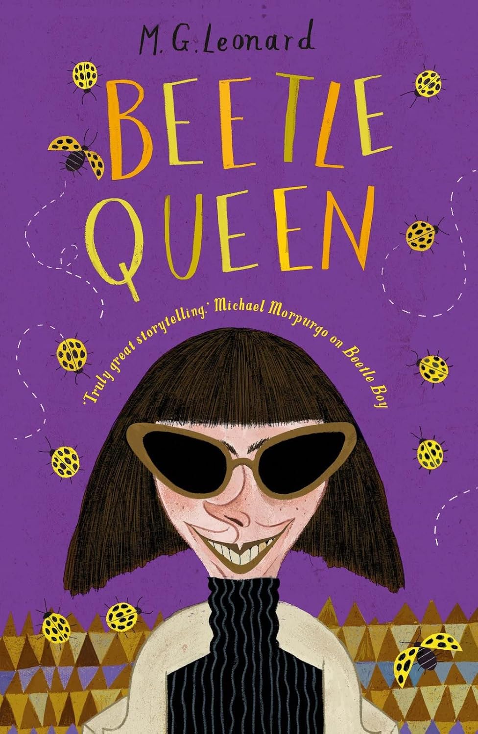 Chicken House Beetle Queen by M.G. Leonard - Beetle Trilogy Book 2 - Paperback - Ages 9-12 - Children's Adventure Fiction -