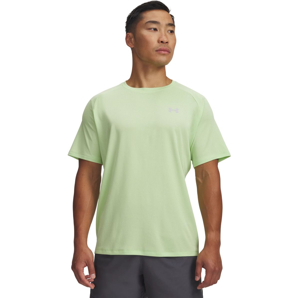 Under Armour Tech Textured SS green mod gray (712) XS 1382796-712-XS
