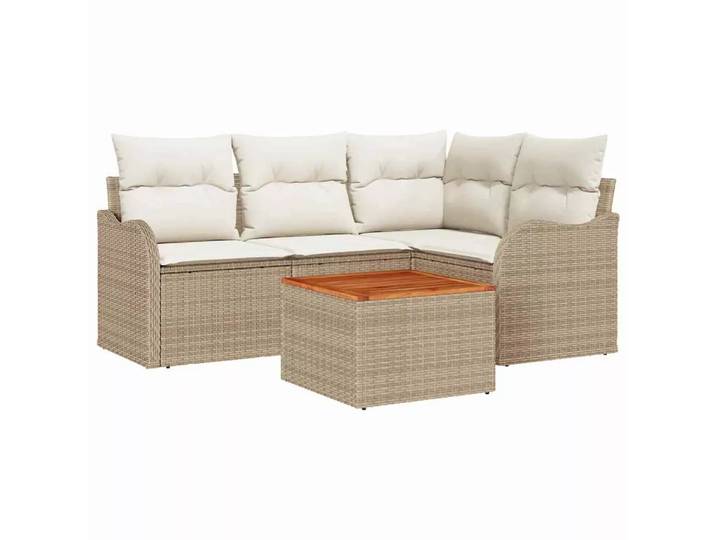 VidaXL - Modulare sofagarnitur outdoor poly-rattan, One Size, Multicolor