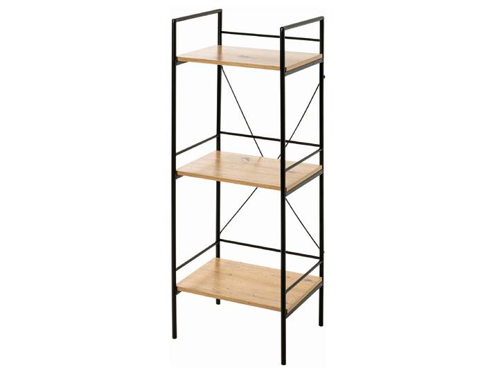 Étagère d'appoint Nezlat Tablettes : MDF panneau de fibres de bois à densité moyenne , revêtu de mélamine Piètement : acier, revêtu de poudre