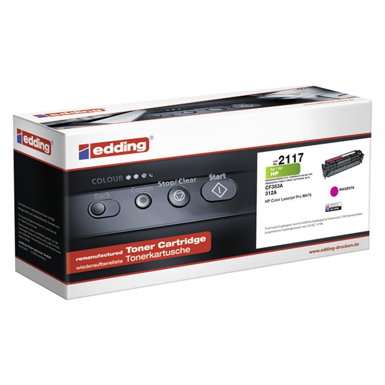 Edding Toner EDD-2117 magenta 2.7K für HP CF383A - Tonereinheit (M) (18-2117)