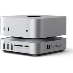 Ugreen MaxiDok (USB-C, 10 Ports), Dockingstation + USB Hub, Silber