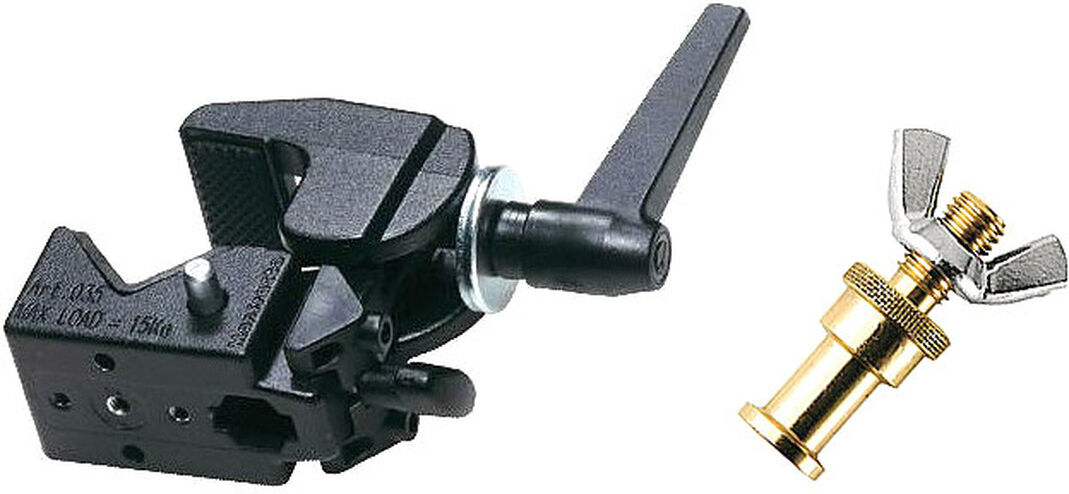 Manfrotto Super Clamp Mit Adapterbolzen Set