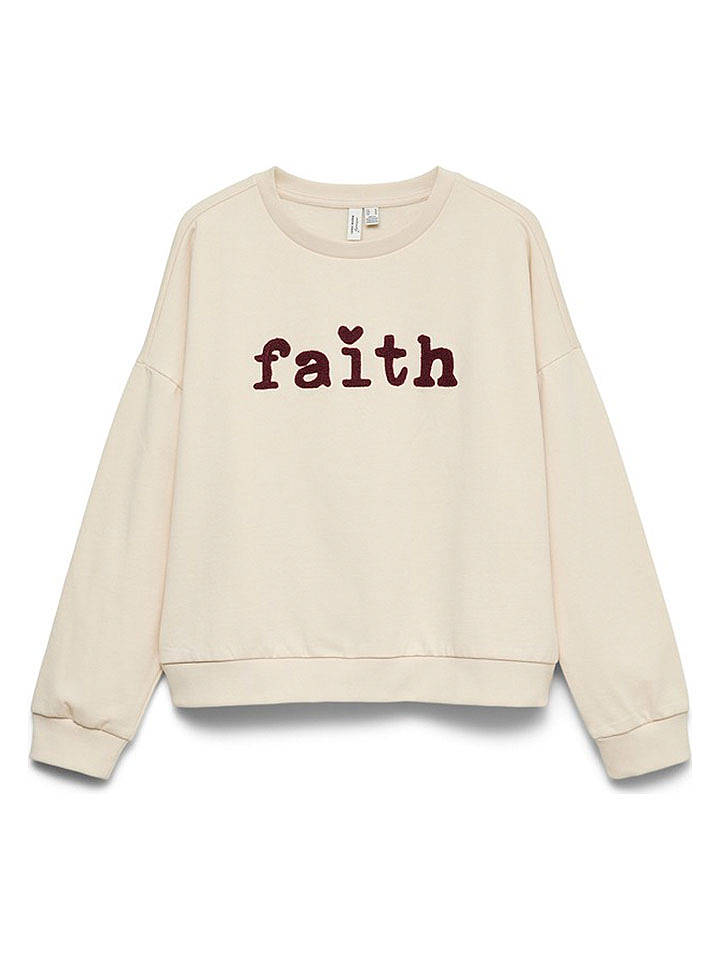 Vero Moda Sweatshirt in Beige - M