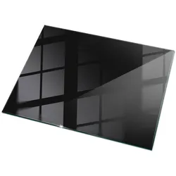 TISCHPLATTE 120x80 cm Farbe Schwarz, glatt
