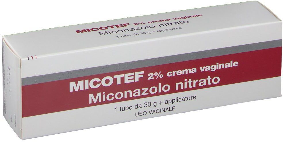 TEOFARMA Srl Micotef 2% Crema Vaginale 30g – Trattamento Antimicotico per Infezioni Intime