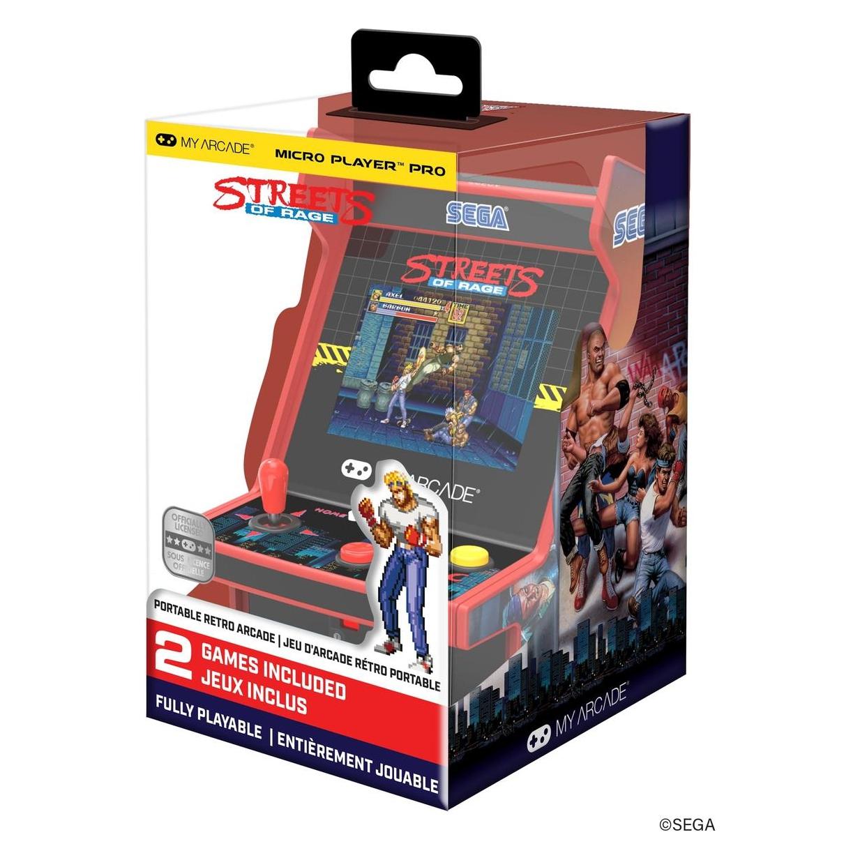 MyArcade My Arcade Micro Player Pro 6.8" Streets of rage Portable Retro Arcade (DGUNL-7162)