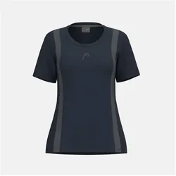 Head, Mädchen, Sportshirt, Club 25 Tech T-Shirt Mädchen Navy (152), Blau