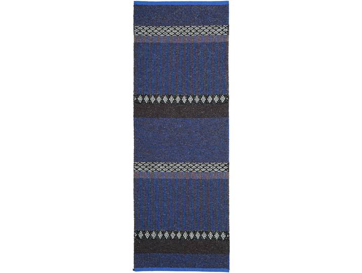 HORREDSMATTAN Teppich Forest kobaltblau Streifen Mischgewebe 70 x 400 cm - Teppich