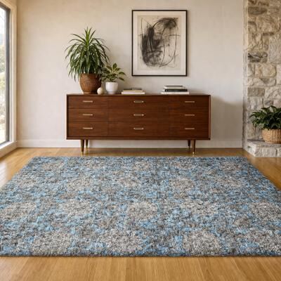 Addison Rugs Premium Washable Super Soft Floral Schaller Dream Shag Rug