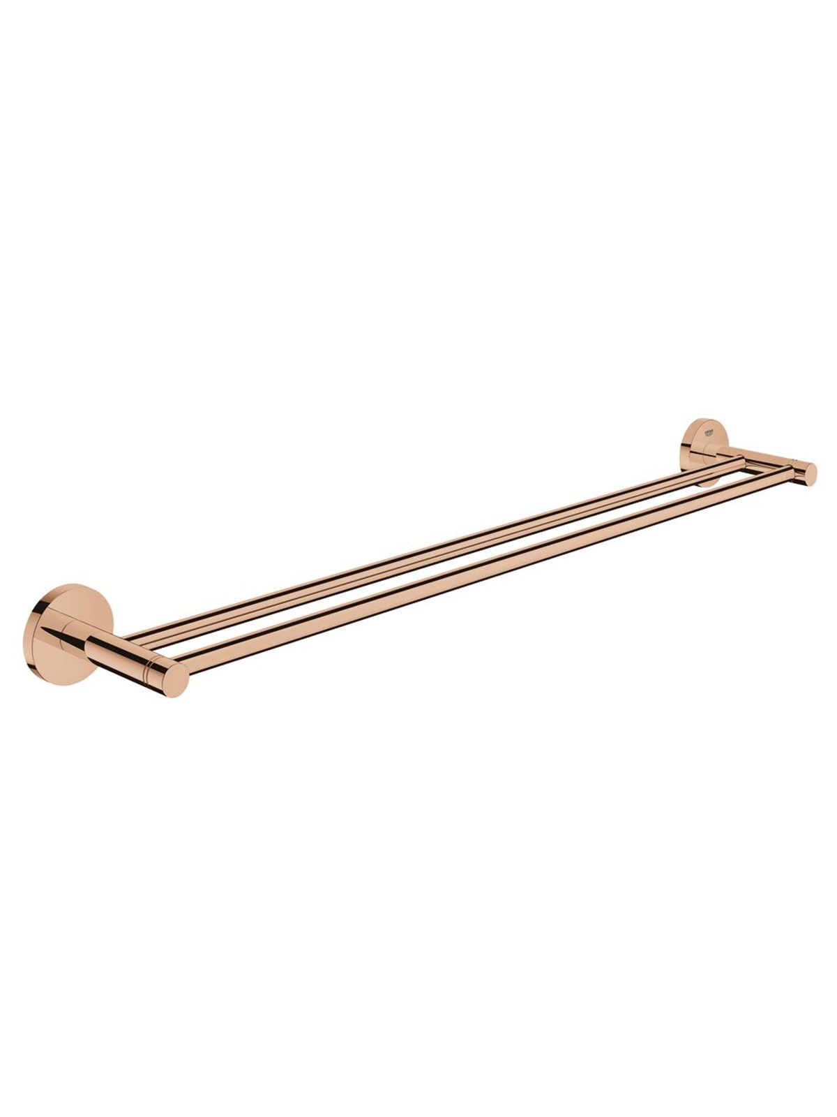 Grohe Essentials, Doppel-Badetuchhalter, warm sunset